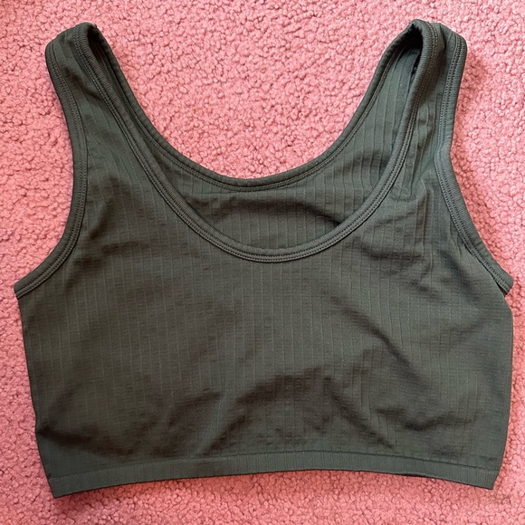aerie Other - Aerie medium Green Ribbed Women's Bralette